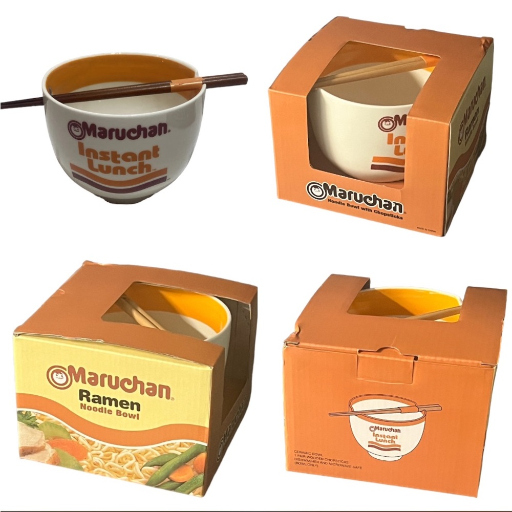 NEW Maruchan Ramen Package Ceramic Bowl Mad Engine New In Box